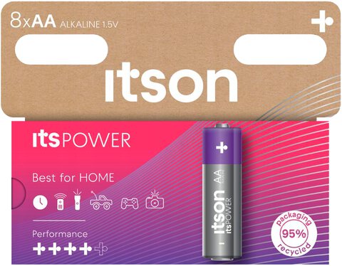 8 x AA / LR6 ITSON ITSPOWER (blister)