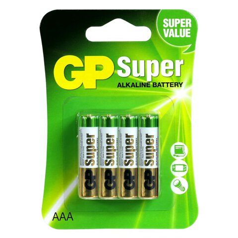 Baterie alkaliczne  AAA / LR03 GP Super Alkaline (8 sztuk)