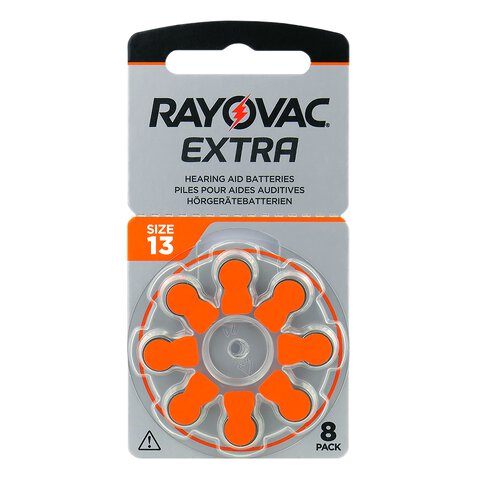 Baterie do aparatów słuchowych Rayovac Extra 13 (8 sztuk)
