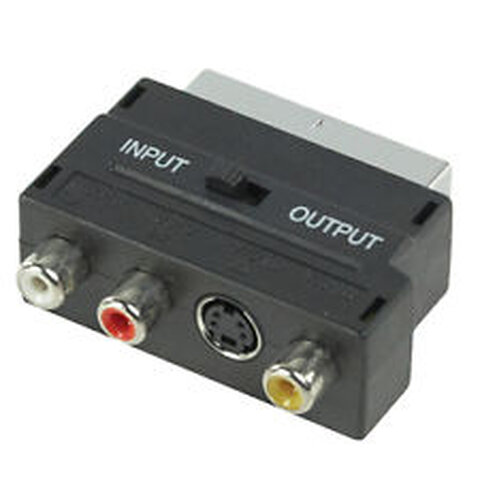 Adapter SCART-CVBS/RCA/S-Video In/Out