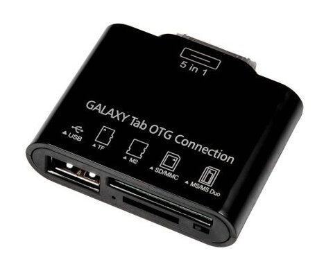Adapter USB OTG Host + czytnik kart pamięci do Samsung Galaxy Tab