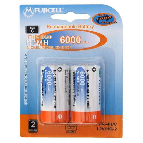Akumulatorki Fujicell R14 C Ni-MH 6000 mAh