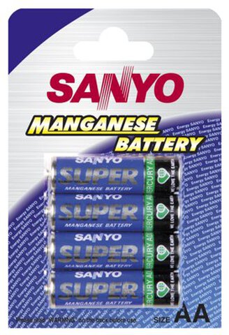 Baterie cynkowo-węglowe Sanyo R6 AA