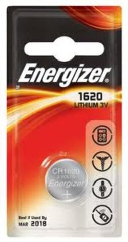 Bateria guzikowa / litowa mini Energizer CR1620