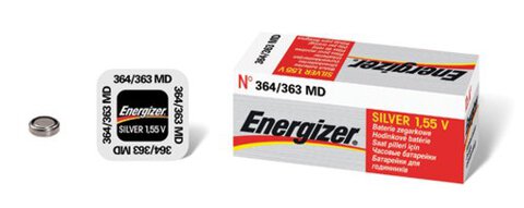 Bateria zegarkowa / srebrowa mini Energizer 364-363 (10 sztuk)