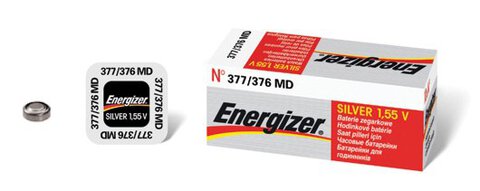 Bateria zegarkowa / srebrowa mini Energizer 377-376