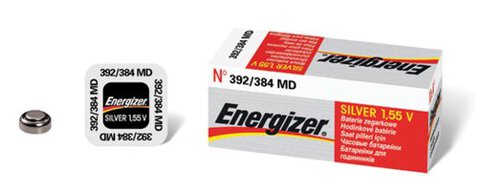 Bateria zegarkowa / srebrowa mini Energizer 392-384 (10 sztuk)