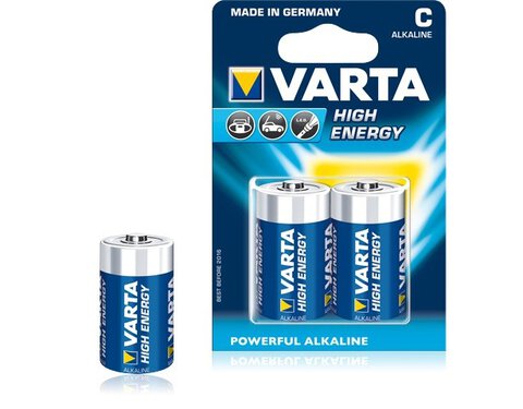 Baterie alkaliczne Varta High Energy LR14 C blister