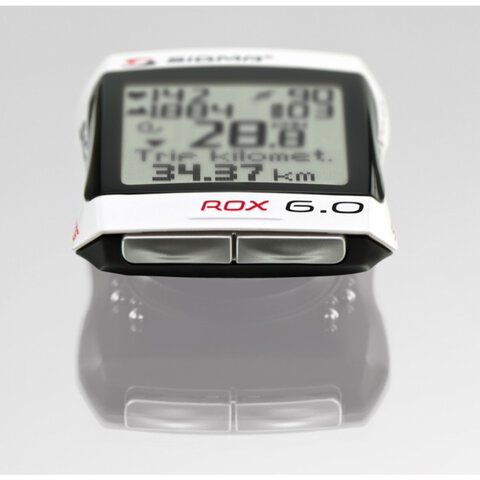 Bezprzewodowy licznik / komputer rowerowy Sigma ROX 6.0 CAD z pomiarem tętna i kadencją