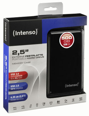 Dysk zewnętrzny 2,5" Intenso MemoryCase 500GB USB 3.0