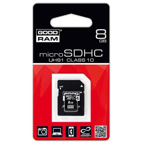 Goodram microSDHC 8GB class 10 UHS-I