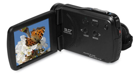 Kamera Full HD Media-Tech Trinium MT4039 + karta pamięci SDHC Goodram 16GB class 10 + akumulator NP60
