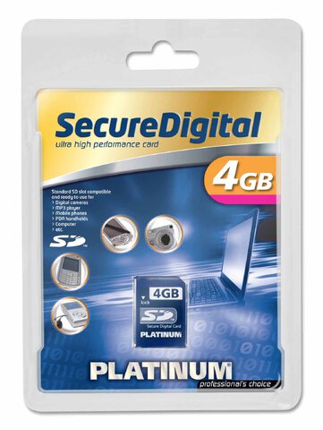 Karta pamięci Platinum SD 4GB