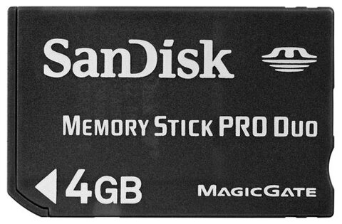 Karta pamięci SanDisk Memory Stick PRO Duo 4GB
