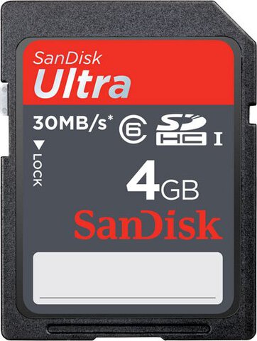 Karta pamięci SanDisk SDHC 4GB Ultra Class 6