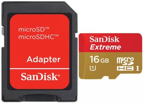 Karta pamięci SanDisk microSDHC 16GB Extreme 533x class 10 UHS-I