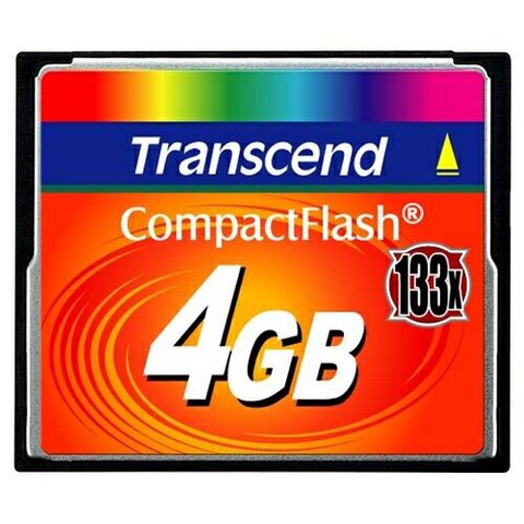 Karta pamięci Transcend Compact Flash 133x 4GB