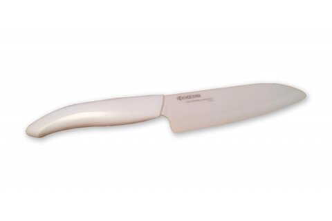 Kolorowy ceramiczny nóż kuchenny Santoku 14 cm