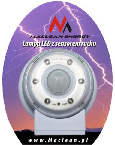 Lampa LED z sensorem ruchu MCE02