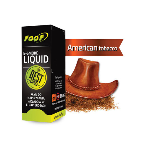 Liquid FOOF American tobacco low 10 ml
