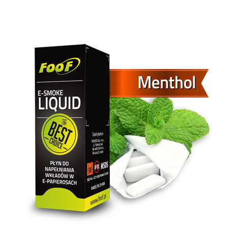 Liquid FOOF Menthol extra high 10 ml
