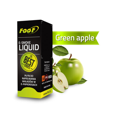Liquid FOOF Zielone jabłko low 10 ml