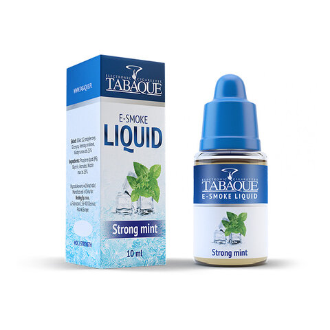 Liquid TABAQUE Strong Mint 0 mg 10 ml