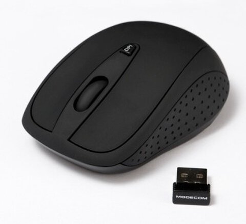 Mysz optyczna bezprzewodowa 2,4GHz Modecom MC-WM4 czarna