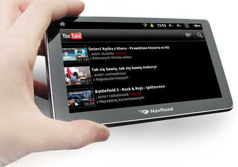 Nawigacja / tablet GPS 6" NavRoad VIVO AND + Sygic Europa