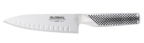 Nóż stalowy Szefa Kuchni żłobiony Global G-63 16 cm