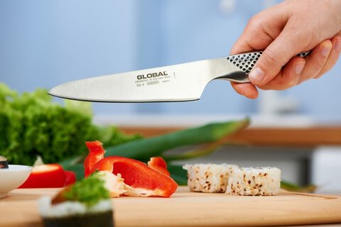 Stalowy nóż szefa kuchni 13 cm Global GS-3