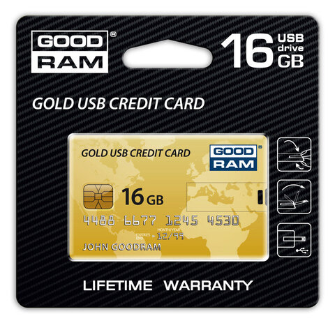 Pendrive GoodRam Gold Credit Card 16GB