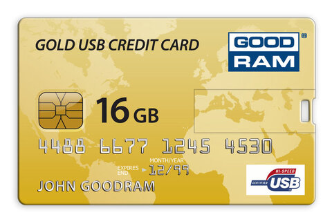Pendrive GoodRam Gold Credit Card 16GB