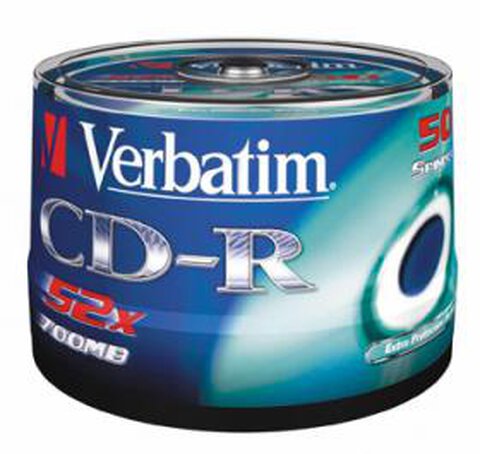 Płyty CD-R 700MB 80MIN VERBATIM (50 sztuk)