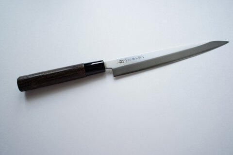 Nóż kuchenny Yanagi - Sashimi Tojiro Zen Kasztan 21 cm