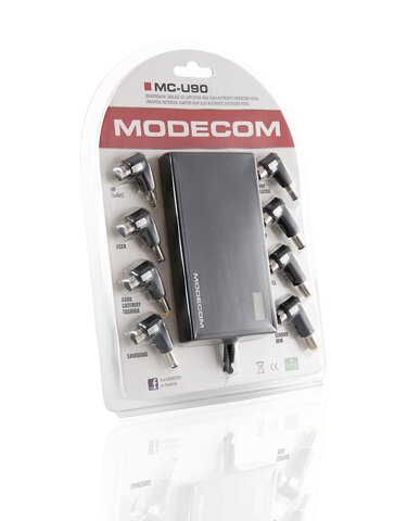 Uniwersalny automatyczny zasilacz sieciowy do laptopów Modecom Royal MC-U90