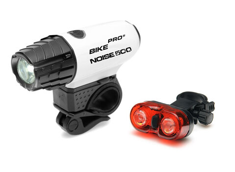 Zestaw lamp rowerowych MacTronic Bike Pro Noise 500 i Walle