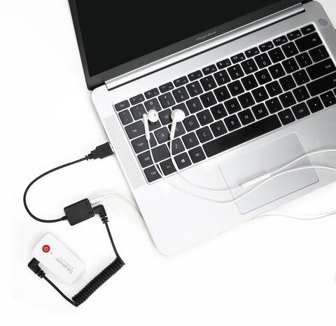 Adapter audio Saramonic EA2L - 2x mini Jack TRS / USB-A