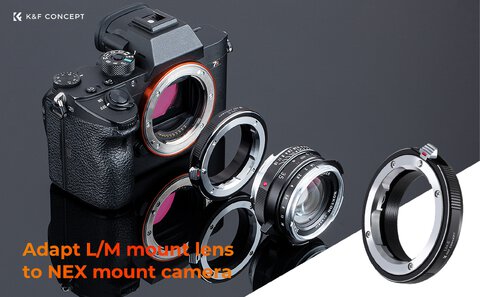 Adapter bagnetowy K&F Concept - Leica M / Sony E