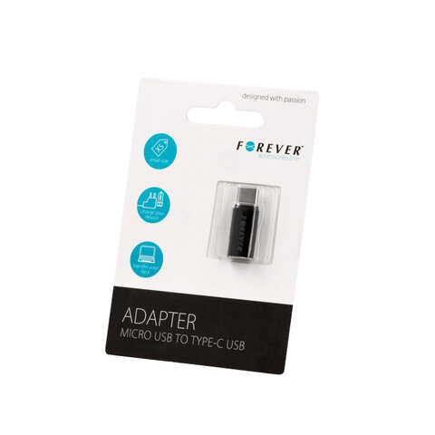 Adapter Forever z micro USB do type-c