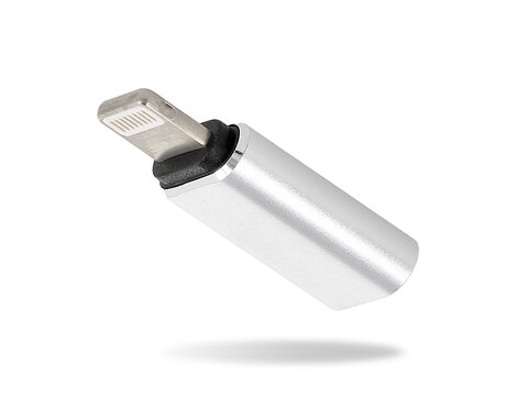 Adapter / przejściówka Lightning do USB-C srebrna