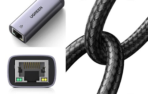 Adapter sieciowy USB-C - LAN RJ45 UGREEN CM483 40322