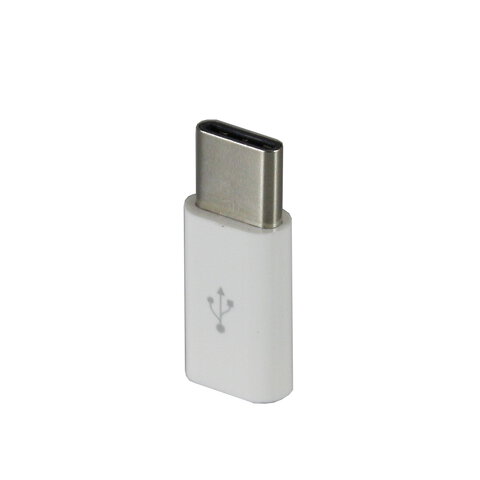 Adapter Skystars microUSB - USB-C (type-c) biały