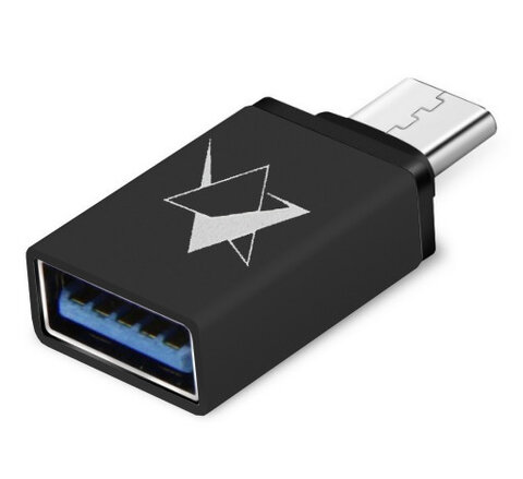 Adapter Skystars OTG USB-C USB 3.0 czarny