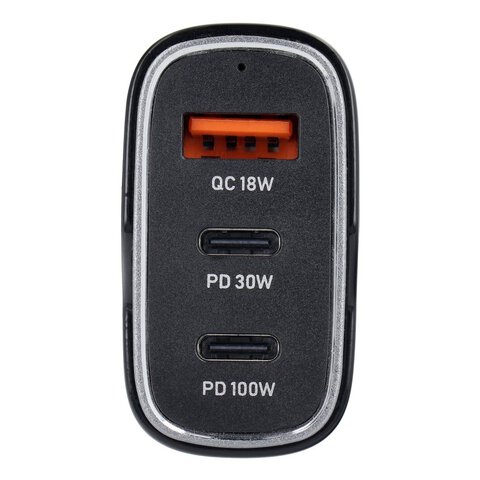 adowarka samochodowa USB QC 3.0 18W + 2x Typ C PD 100W+30W CC53-2C1A (Total 138W)