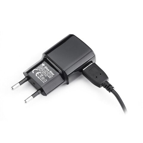 adowarka Sieciowa Uniwersalna z Odpinanym Kablem USB typ C 2A Blue Star