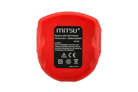 Akumulator bateria Mitsu do Bosch 23609, 32609, 32609-RT, EXACT 2, GSR 9.6-1