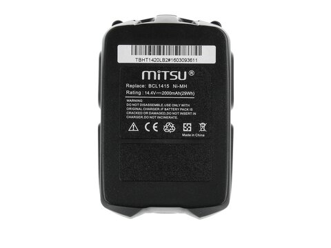 Akumulator bateria Mitsu do Hitachi EB1424, DS 14DVB2K, DS 14DVC, DS 14DV