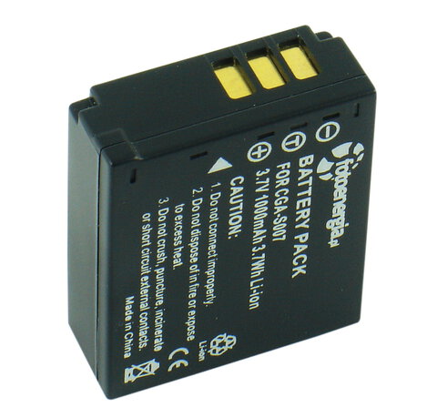 Akumulator CGA-S007, CGR-S007, DMW-BCD10 do Panasonic Lumix DMC-TZ1, DMC-TZ15, DMC-TZ50 li-ion 1000mAh