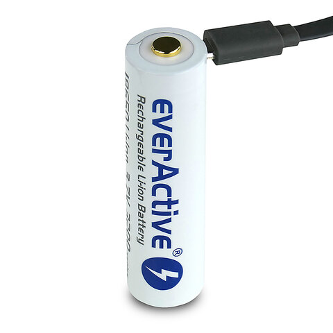 Akumulator everActive 18650 3,7V Li-ion 3200mAh micro USB z zabezpieczeniem + BOX